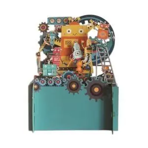 Postal 3D Pop-Up Robots