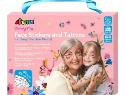 Pegatinas Faciales y Tatuajes Mundo Fantasia