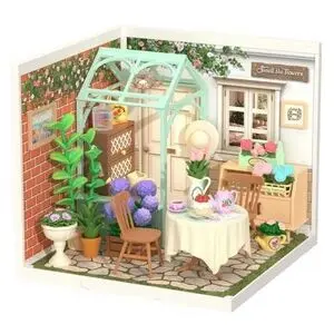 Maqueta Diy Jardín de té en Miniatura