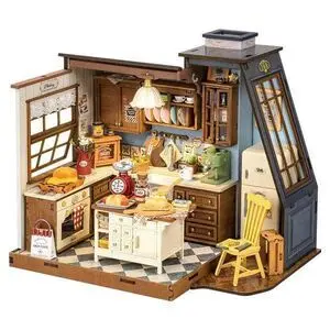 Maqueta Diy Cocina de Repostería en Miniatura
