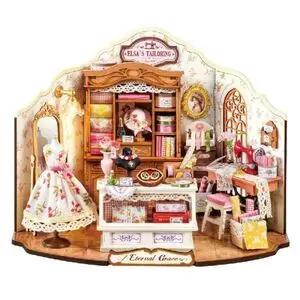 Maqueta Diy Taller de Costura en Miniatura