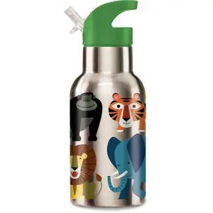 Botella de Acero Animales Selva