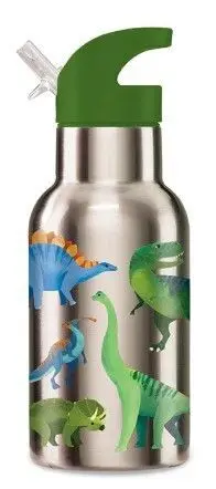 Botella de Acero Mundo de Dinosaurios