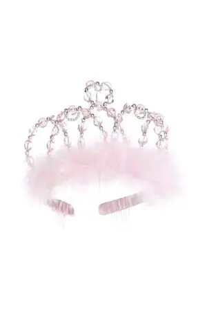 Diadema de Princesa Rosa y Plateada