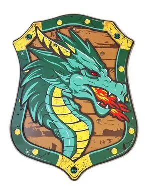 Escudo Dragon Verde
