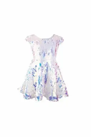 Disfraz Vestido Lentejuelas Reina T. 3-4