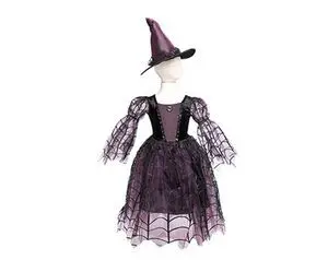 Disfraz Vestido Bruja Araña Amethyst T. 5-6 Años
