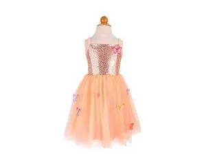 Disfraz Vestido Mariposas Melocotón 3-4 Años