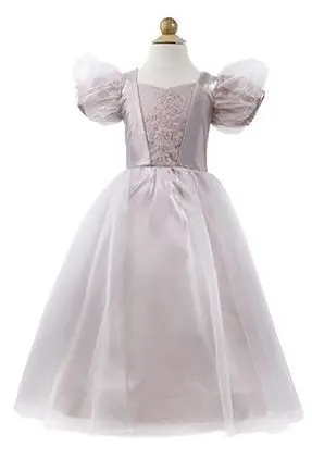 Vestido Princesa Rosa Platino 5-6 Años