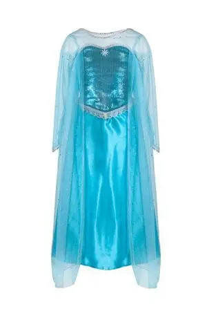 Disfraz Vestido Reina del Hielo T. 7-8