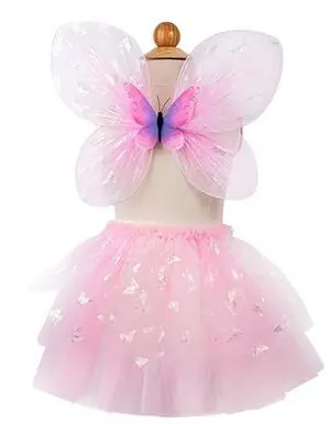 Tutú con Alas Mariposa Rosa T. 4-6 Años