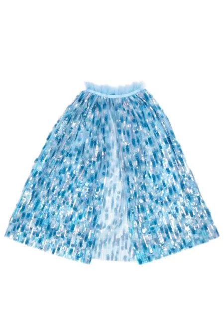 Capa de Lentejuelas Superstar, Azul 4-6