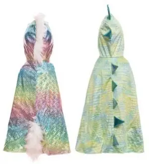 Capa Reversible Unicornio y Dragón T. 3-4 Años