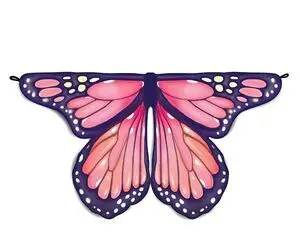 Alas Blandas de Mariposa Mística Rosa T. 4-6 Años
