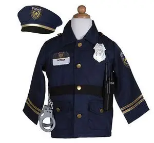 Disfraz Policia con Accesorios T. 3-4 Años