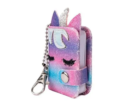 Mini Libreta Unicornio Purpurina