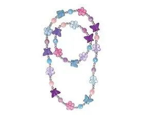 Pulsera y Collar Flores y Mariposas