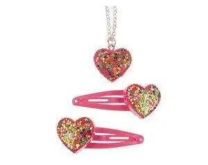 Clips y Collar Brillantes