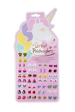 Pendientes Adhesivos Unicornio 30 Pares