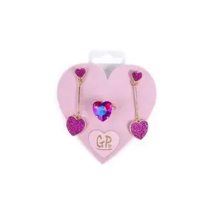Conjunto de Pendientes y Anillo