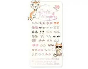 Pendientes Adhesivos Gatos (30 Pares)
