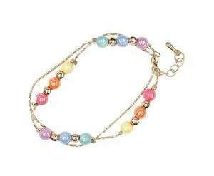 Pulsera Arco Iris Dorado