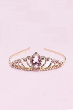 Diadema Diamantes Rosa