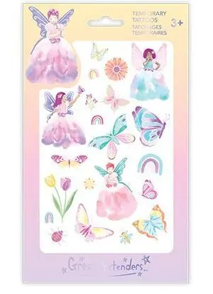 Pack de Tatuajes Hadas y Mariposas (18 Pzas. )