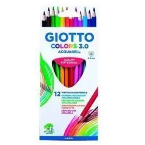 12 Lápices Acuarela Giotto Colors 3. 0