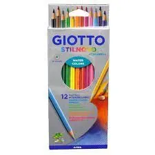 12 Lápices Acuarela Giotto Stilnovo