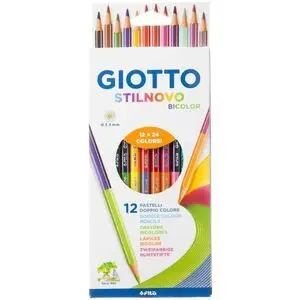12 Lápices Bicolor Giotto Stilnovo