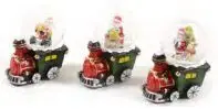 Bola de Nieve de Papá Noel y Tren