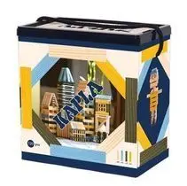 Kapla Caja de 120 Pcs. Azul, Amarillo y Verde