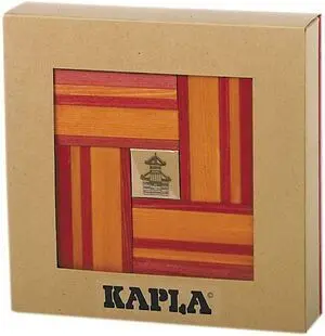 Kapla Set 2 Colores Rojo / Naranja