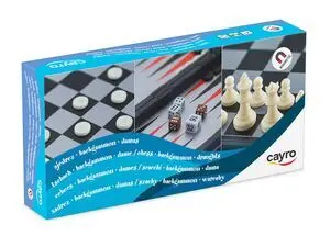 Ajedrez Backgammon y Damas Magnetico