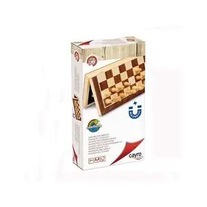 Ajedrez Magnético de Madera Plegable