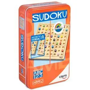 Juego Sudoku Caja Metálica de Viaje
