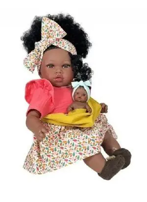 Muñeca Addis con Bebé Coral