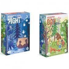 PUZZLE NIGHT & DAY IN THE FOREST