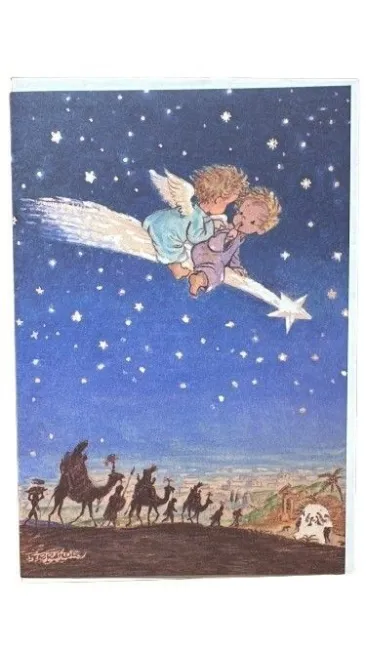Tarjeta Estrella de Navidad con Sobre