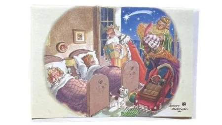Tarjeta Noche de Reyes con Sobre
