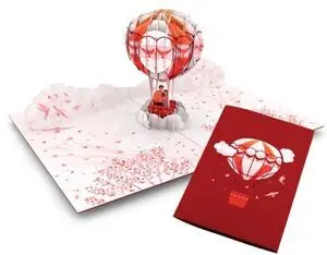 Postal Globo Rojo