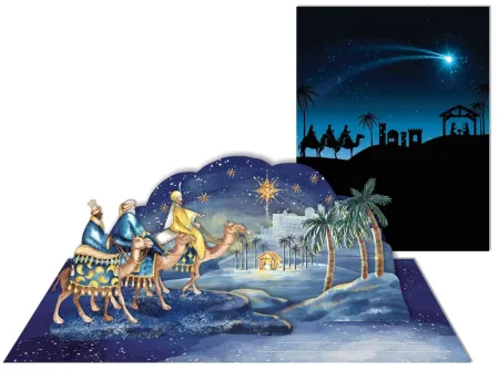 Postal los Tres Reyes Magos