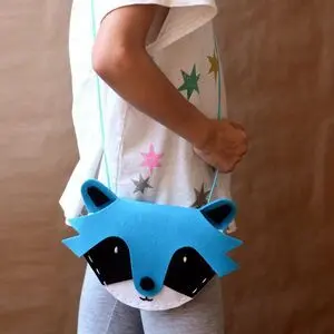 Kit de Costura Bolso: Mapache