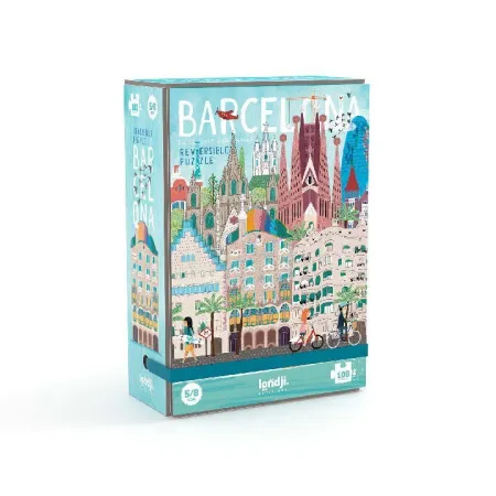 Puzzle Barcelona Skyline