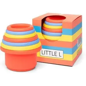 Cubos Apilables Amarillo y Azul