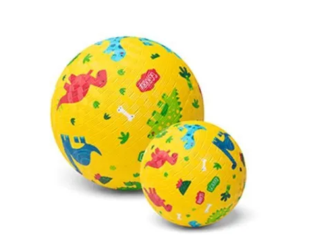 Pelota Amarilla Dinosaurios 13 cm