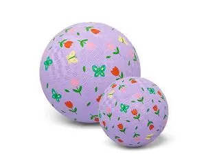 Pelota Lila Mariposas 13 cm