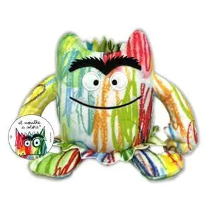 Monstruo de Colores Peluche Multicolor (15 Cm)