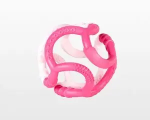 Ogobolli con Textura - Fucsia y Rosa